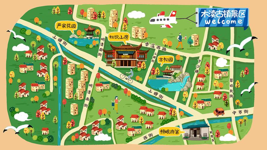 海盐手绘地图：一机在手，智慧景区游览无忧